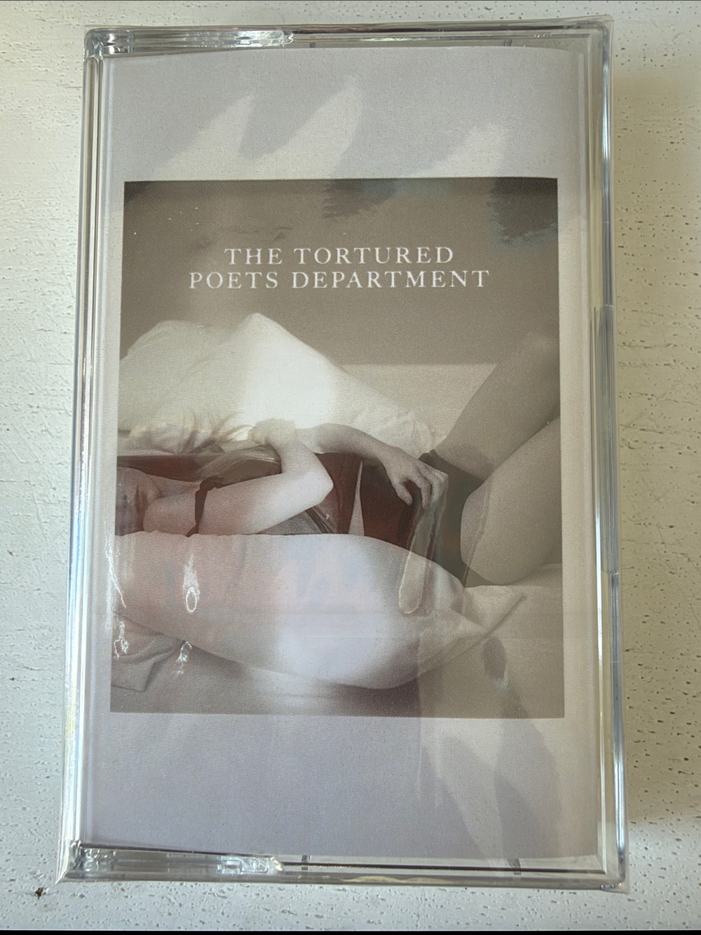 Taylor SWIFT: The Tortured Poets Department Cassette Tape - Beige/Cream Shell